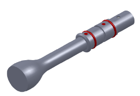 Probe Rotating, Rigid, Dia = 10.72mm (27/64”), wl = 35mm